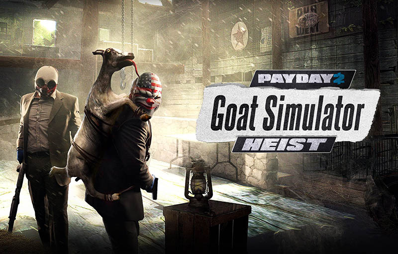 دانلود کرک DLC بازی PAYDAY 2 The Goat Simulator Heist